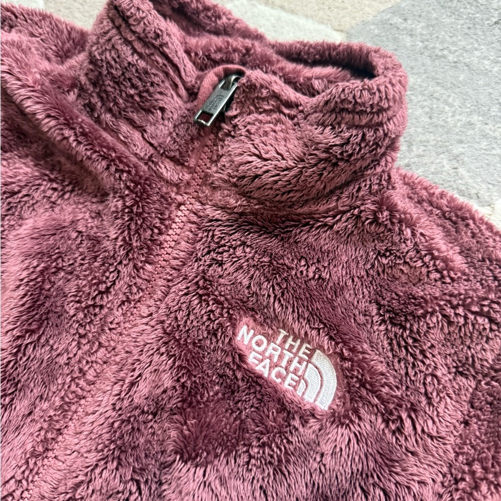 The North Face Maroon Fleece Jacket - Picture 2 of 5